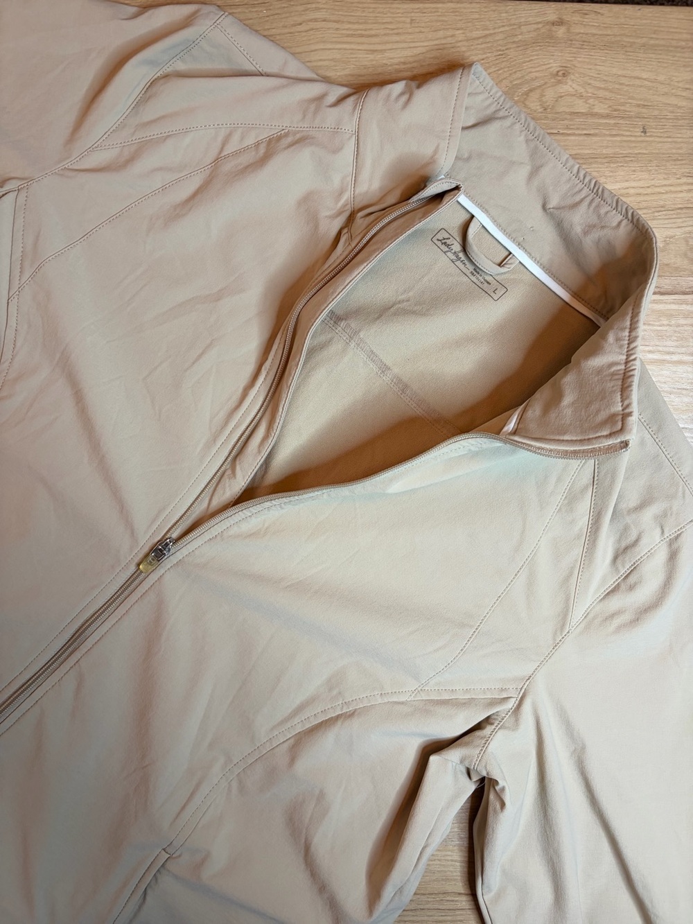 Lady Hagen Women’s Golf Beige Active Softshell Jacket Size Large